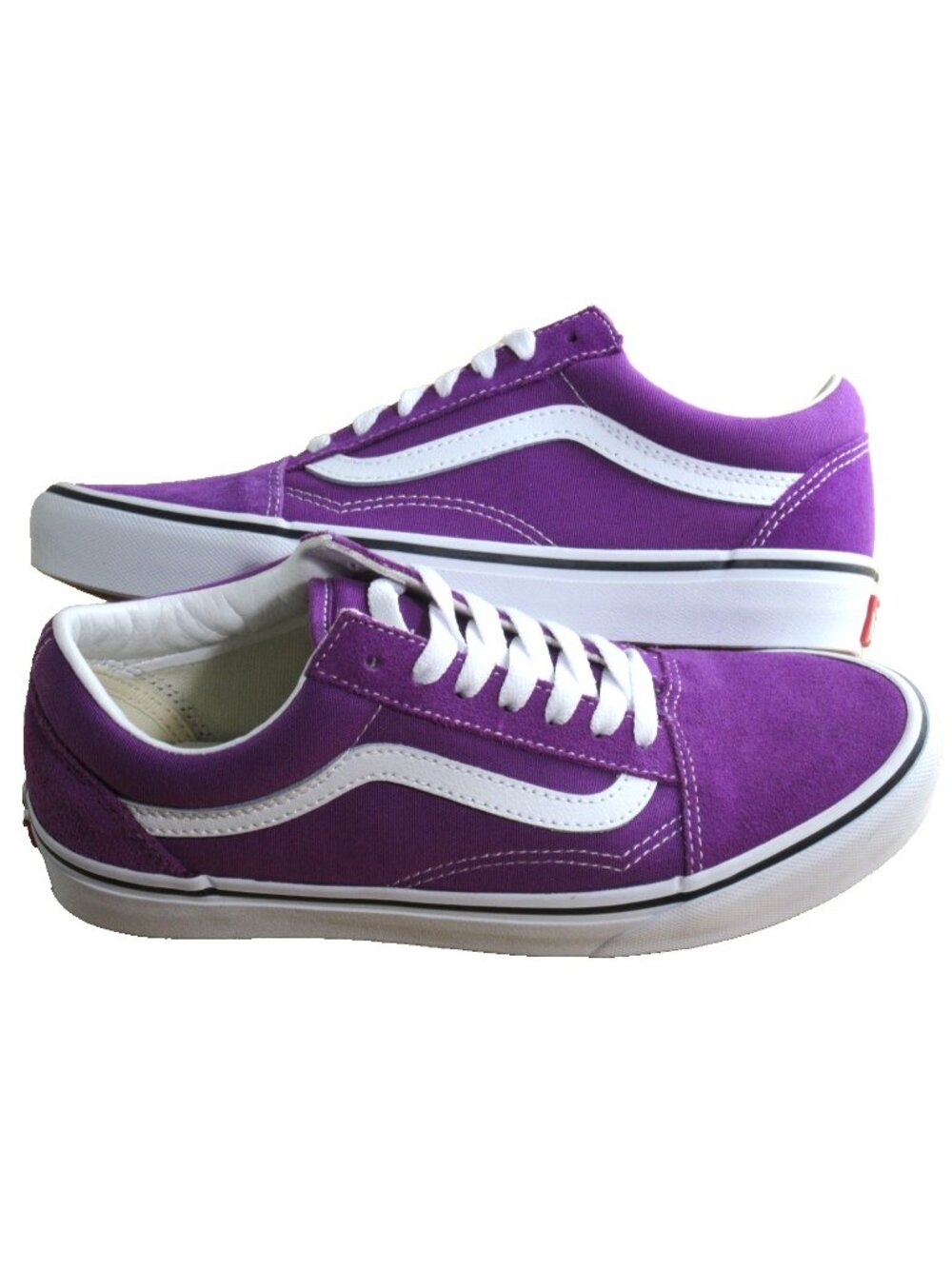 Vans Women's Old Skool Color Theory Willow Herb Purple White shoes Sizes NEW